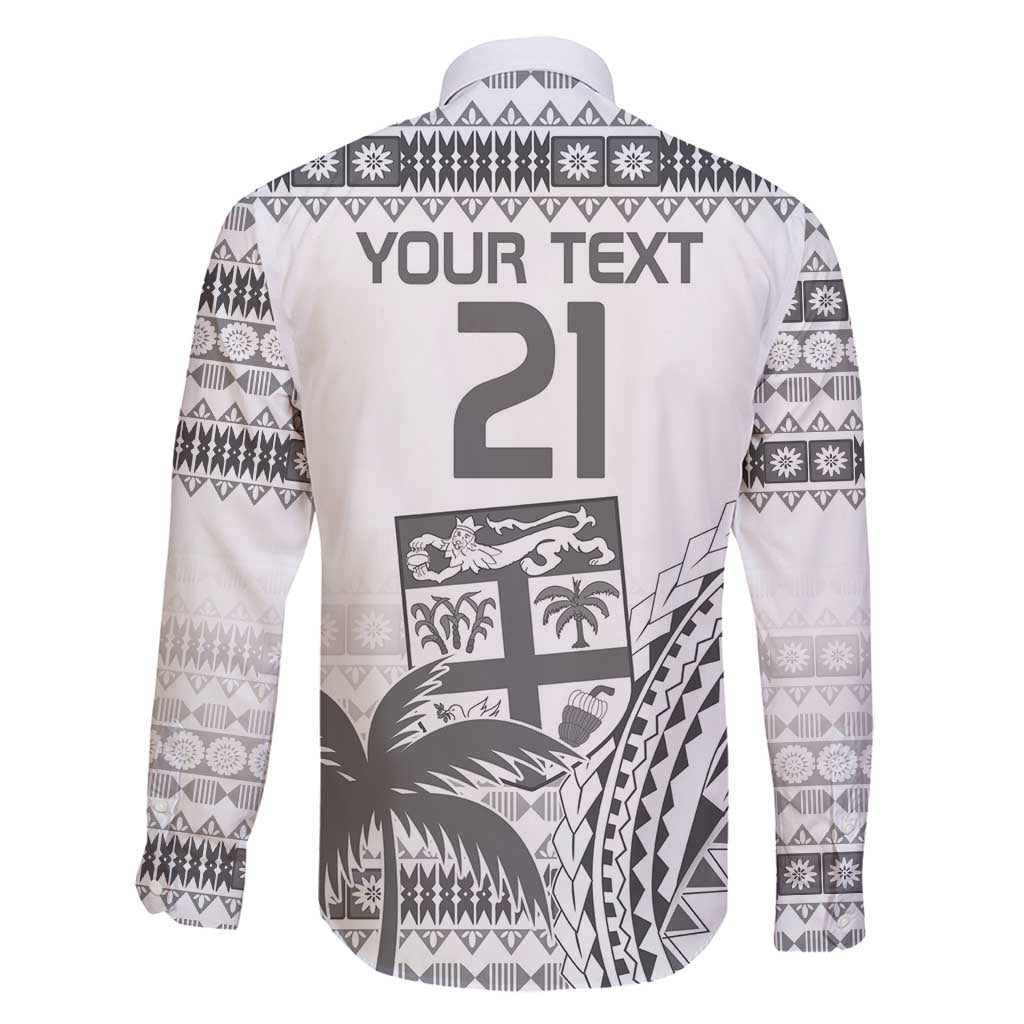 Custom Fiji Rugby Family Matching Summer Maxi Dress and Hawaiian Shirt Polynesian Fijian Masi Palm Tree