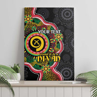 Vanuatu Personalised Canvas Wall Art Aboriginal Dot Paitnting LT9 - Polynesian Pride