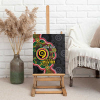 Vanuatu Personalised Canvas Wall Art Aboriginal Dot Paitnting LT9 - Polynesian Pride