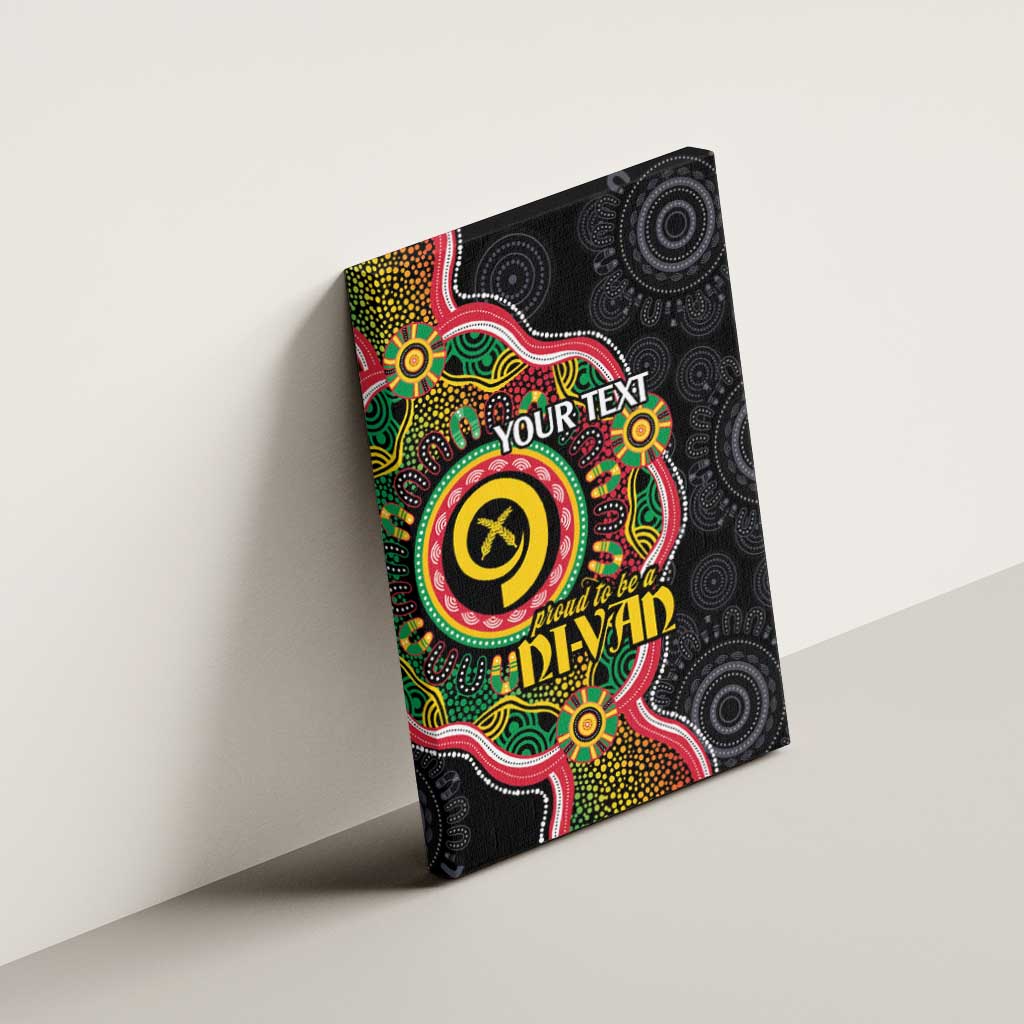 Vanuatu Personalised Canvas Wall Art Aboriginal Dot Paitnting LT9 - Polynesian Pride