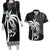 Custom Fiji New Zealand Rugby Couples Matching Long Sleeve Bodycon Dress and Hawaiian Shirt Make History Together