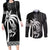 Custom Fiji New Zealand Rugby Couples Matching Long Sleeve Bodycon Dress and Long Sleeve Button Shirt Make History Together