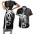 Custom Fiji New Zealand Rugby Couples Matching Short Sleeve Bodycon Dress and Hawaiian Shirt Make History Together