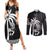 Custom Fiji New Zealand Rugby Couples Matching Summer Maxi Dress and Long Sleeve Button Shirt Make History Together