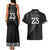 Custom Fiji New Zealand Rugby Couples Matching Tank Maxi Dress and Hawaiian Shirt Make History Together