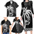 Custom Fiji New Zealand Rugby Family Matching Long Sleeve Bodycon Dress and Hawaiian Shirt Make History Together