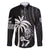 Custom Fiji New Zealand Rugby Family Matching Off The Shoulder Long Sleeve Dress and Hawaiian Shirt Make History Together