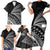 Custom Fiji New Zealand Rugby Family Matching Short Sleeve Bodycon Dress and Hawaiian Shirt Cibi Dance with Black Fern