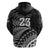 Custom Fiji New Zealand Rugby Hoodie Cibi Dance with Black Fern