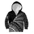 Custom Fiji New Zealand Rugby Kid Hoodie Cibi Dance with Black Fern