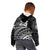 Custom Fiji New Zealand Rugby Kid Hoodie Cibi Dance with Black Fern