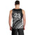 Custom Fiji New Zealand Rugby Men Tank Top Cibi Dance with Black Fern