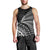 Custom Fiji New Zealand Rugby Men Tank Top Cibi Dance with Black Fern