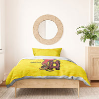 Personalised Papua New Guinea Oro Necklace Bedding Set Gold Melanesia Traditional Pattern