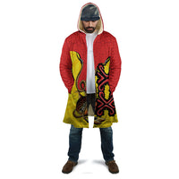 Personalised Papua New Guinea Oro Necklace Cloak Gold Melanesia Traditional Pattern