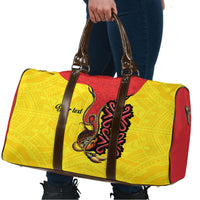 Personalised Papua New Guinea Oro Necklace Travel Bag Gold Melanesia Traditional Pattern