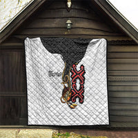 Personalised Papua New Guinea Oro Necklace Quilt Black Melanesia Traditional Pattern