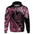 Polynesian Floral Butterfly Hoodie Breast Cancer Pink Ribbon LT9 Pink - Polynesian Pride