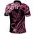 Personalised Polynesian Floral Butterfly Polo Shirt Breast Cancer Pink Ribbon LT9 - Polynesian Pride