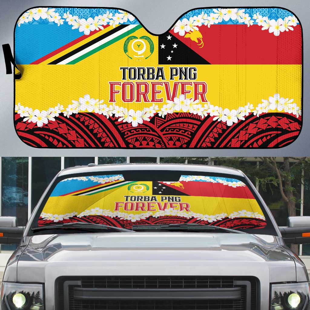 Torba PNG Forever Auto Sun Shade Polynesian Sand Art - Polynesian Pride