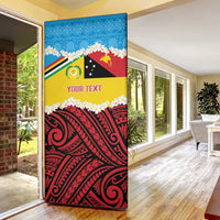 Personalised Torba PNG Forever Door Cover Polynesian Sand Art - Polynesian Pride