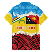 Personalised Torba PNG Forever Family Matching Off The Shoulder Long Sleeve Dress and Hawaiian Shirt Polynesian Sand Art - Polynesian Pride