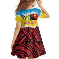 Personalised Torba PNG Forever Family Matching Off Shoulder Maxi Dress and Hawaiian Shirt Polynesian Sand Art - Polynesian Pride