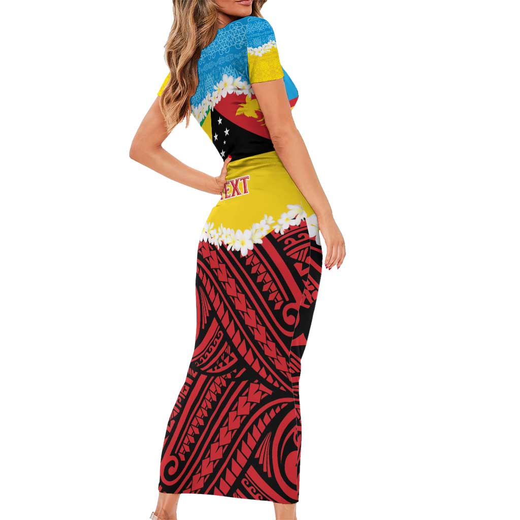 Personalised Torba PNG Forever Family Matching Short Sleeve Bodycon Dress and Hawaiian Shirt Polynesian Sand Art - Polynesian Pride