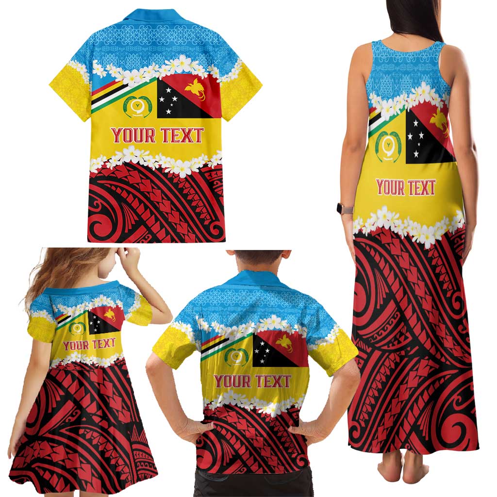 Personalised Torba PNG Forever Family Matching Tank Maxi Dress and Hawaiian Shirt Polynesian Sand Art - Polynesian Pride