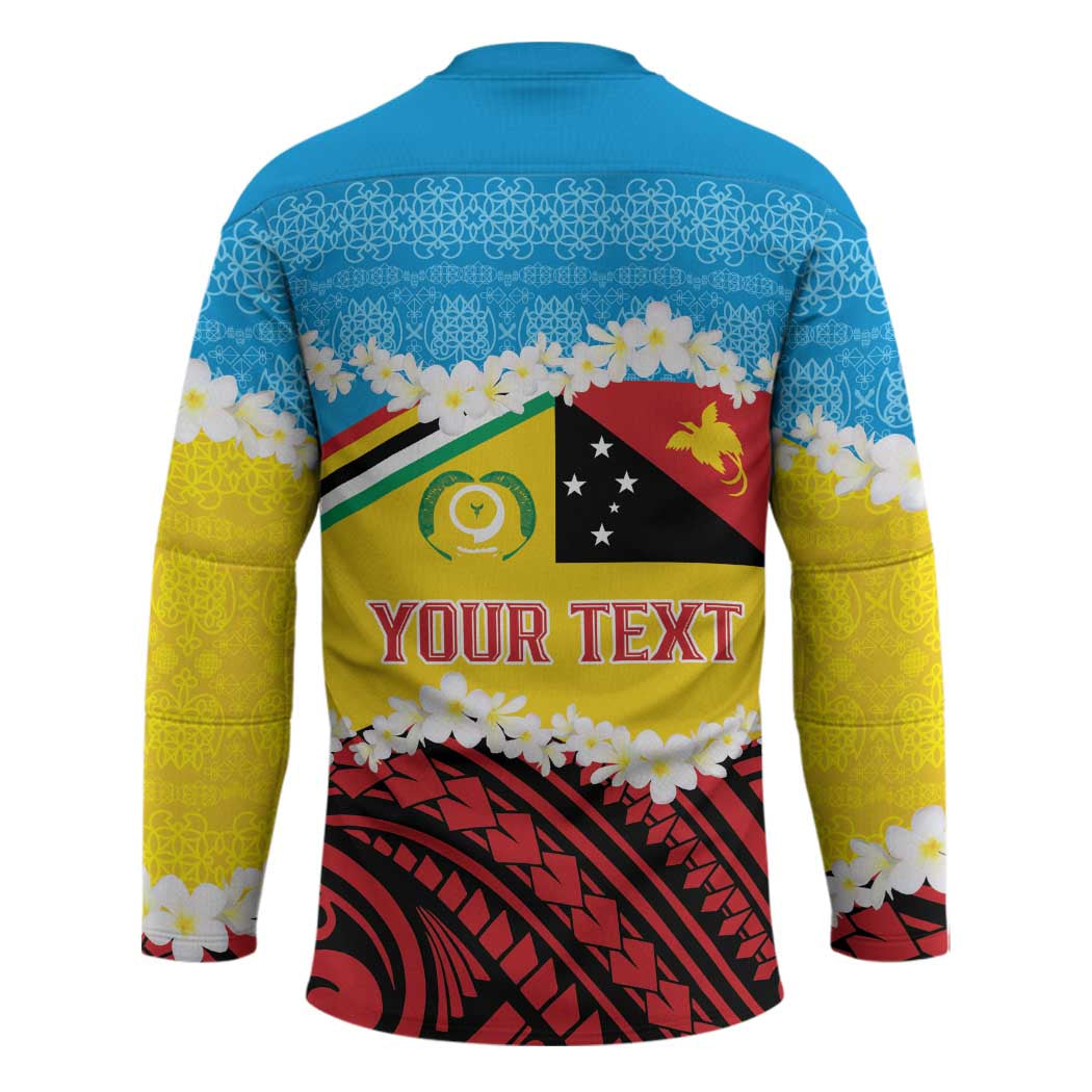 Personalised Torba PNG Forever Hockey Jersey Polynesian Sand Art - Polynesian Pride