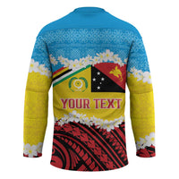 Personalised Torba PNG Forever Hockey Jersey Polynesian Sand Art - Polynesian Pride