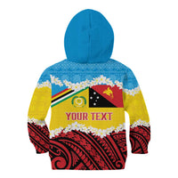 Personalised Torba PNG Forever Kid Hoodie Polynesian Sand Art - Polynesian Pride