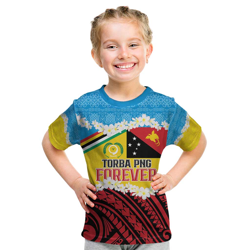 Personalised Torba PNG Forever Kid T Shirt Polynesian Sand Art - Polynesian Pride