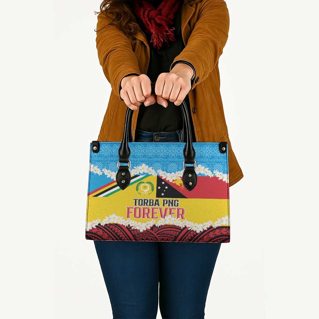 Torba PNG Forever Leather Bag Polynesian Sand Art - Polynesian Pride