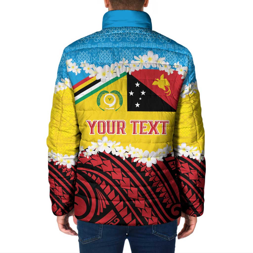 Personalised Torba PNG Forever Padded Jacket Polynesian Sand Art - Polynesian Pride