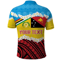 Personalised Torba PNG Forever Polo Shirt Polynesian Sand Art - Polynesian Pride