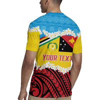 Personalised Torba PNG Forever Rugby Jersey Polynesian Sand Art - Polynesian Pride