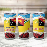 Personalised Torba PNG Forever Tumbler Cup Polynesian Sand Art - Polynesian Pride