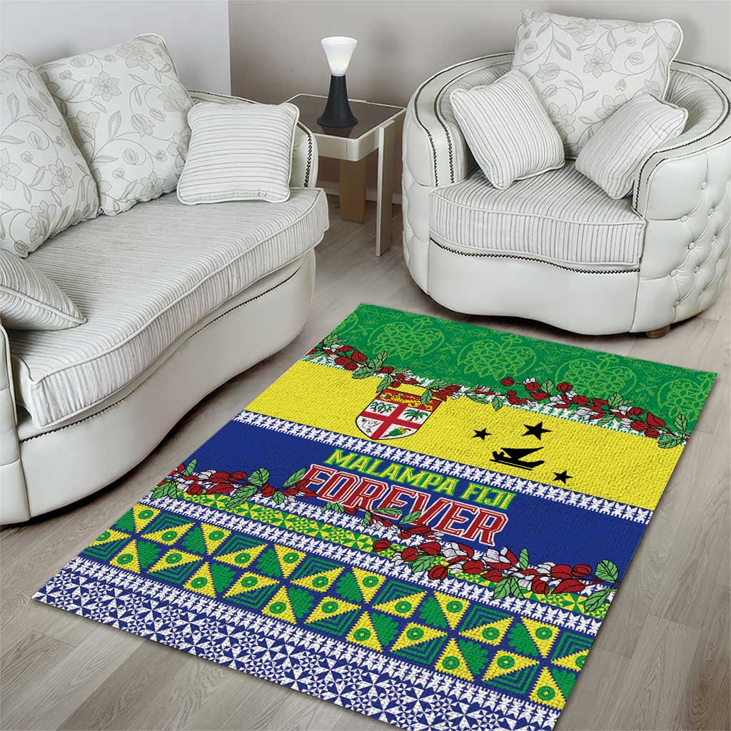 Malampa Fiji Forever Area Rug Tagimoucia Polynesian Sand Drawing - Polynesian Pride