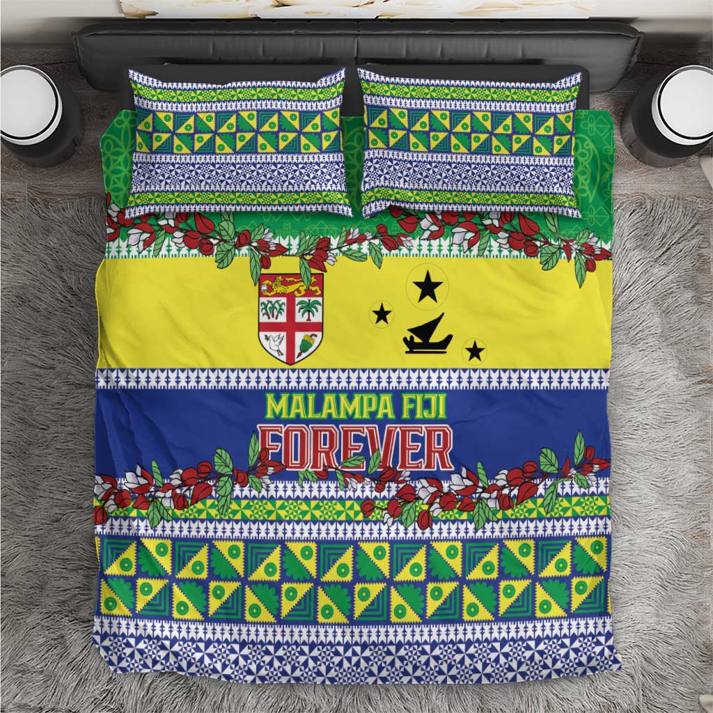 Malampa Fiji Forever Bedding Set Tagimoucia Polynesian Sand Drawing - Polynesian Pride