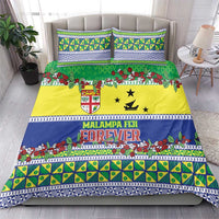 Malampa Fiji Forever Bedding Set Tagimoucia Polynesian Sand Drawing - Polynesian Pride