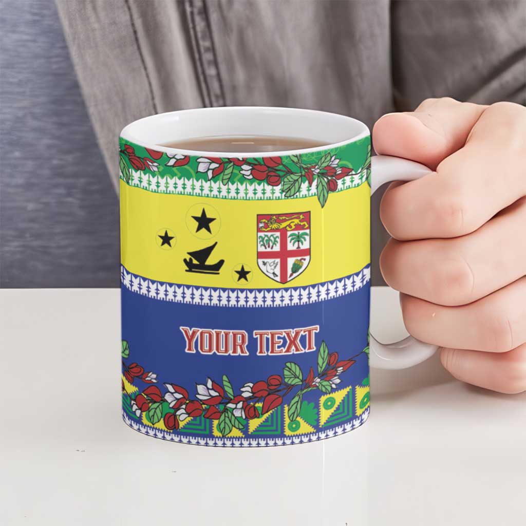 Personalised Malampa Fiji Forever Ceramic Mug Tagimoucia Polynesian Sand Drawing - Polynesian Pride