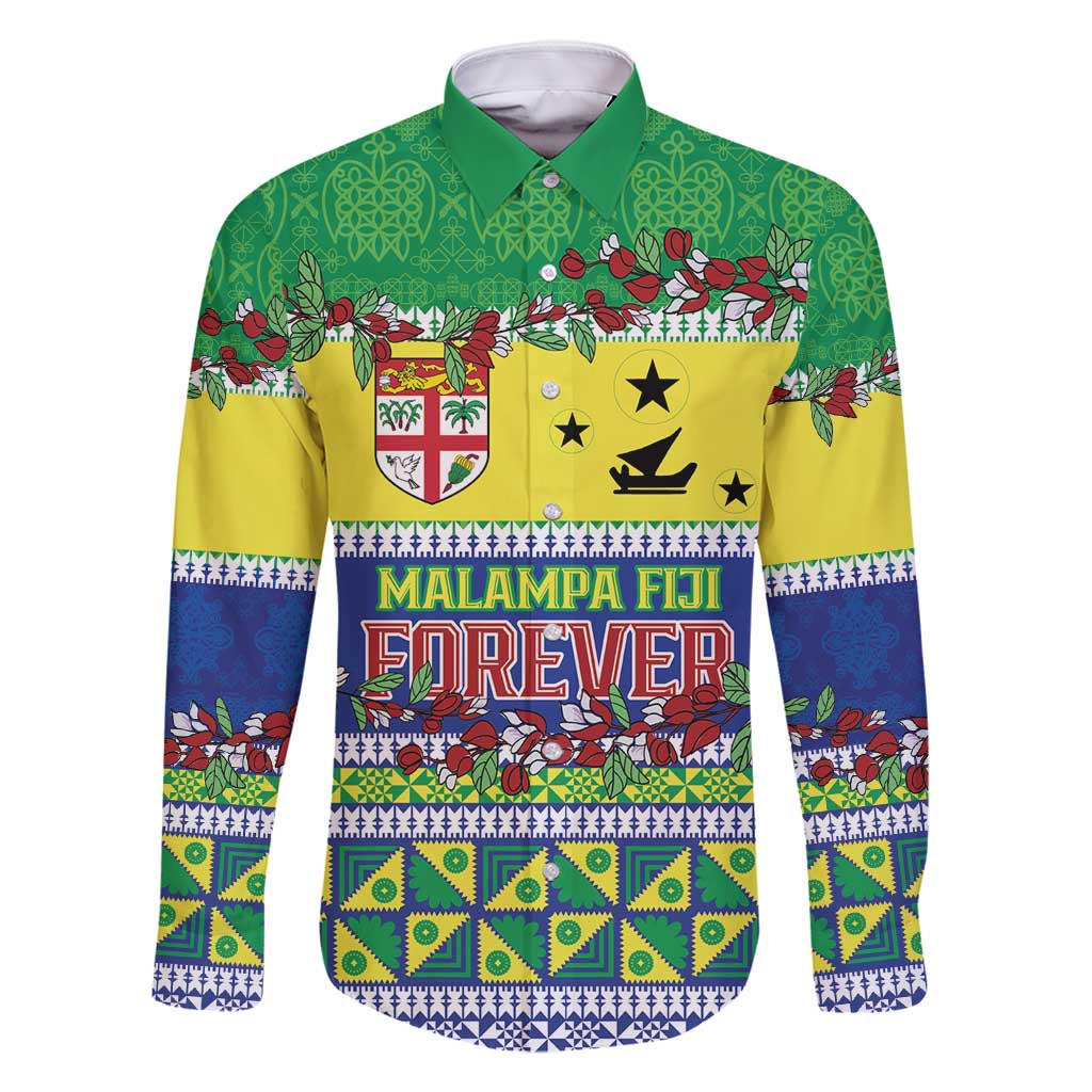 Personalised Malampa Fiji Forever Family Matching Mermaid Dress and Hawaiian Shirt Tagimoucia Polynesian Sand Drawing - Polynesian Pride