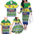 Personalised Malampa Fiji Forever Family Matching Off The Shoulder Long Sleeve Dress and Hawaiian Shirt Tagimoucia Polynesian Sand Drawing - Polynesian Pride