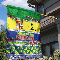 Malampa Fiji Forever Garden Flag Tagimoucia Polynesian Sand Drawing - Polynesian Pride