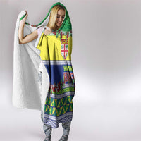 Malampa Fiji Forever Hooded Blanket Tagimoucia Polynesian Sand Drawing - Polynesian Pride