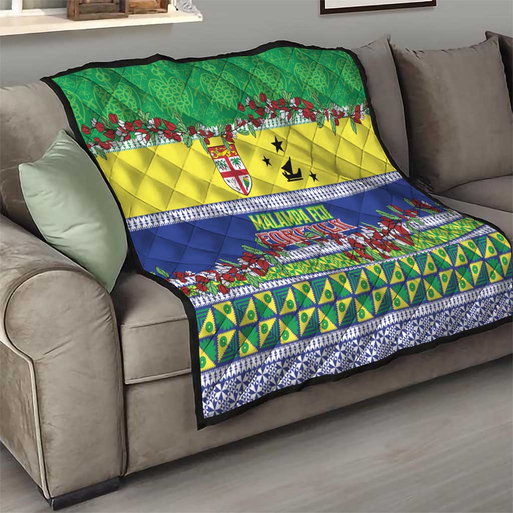 Malampa Fiji Forever Quilt Tagimoucia Polynesian Sand Drawing - Polynesian Pride