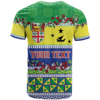 Personalised Malampa Fiji Forever T Shirt Tagimoucia Polynesian Sand Drawing - Polynesian Pride