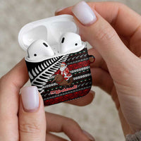 New Zealand Kiwi Santa Christmas AirPods Case He Wairua Kirihimete - Polynesian Pride