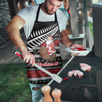 New Zealand Kiwi Santa Christmas Apron He Wairua Kirihimete - Polynesian Pride